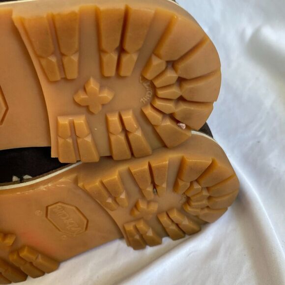 Montelliana knit suede winter boots tall wool insulated warm vibram size 39 US 9 - Picture 13 of 14